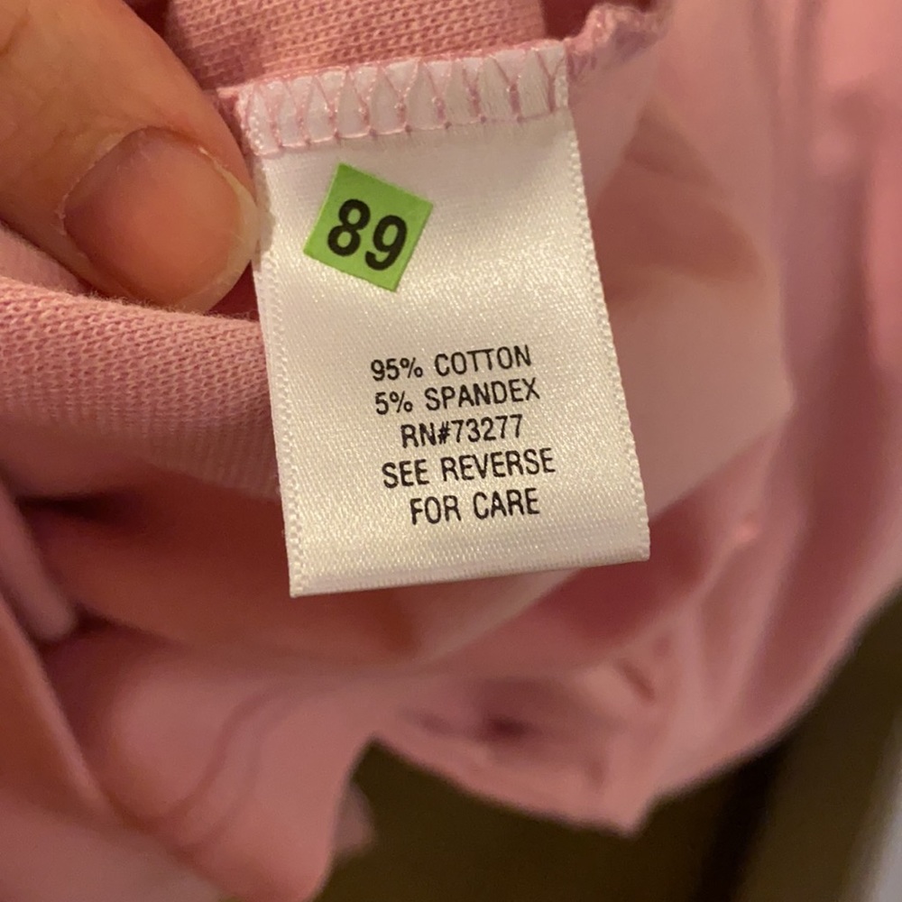 NWT. Women’s pink large mock neck shirt. - Picture 4 of 5